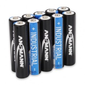 Ansmann Industrial Lithium AAA Batteries (Box of 10)