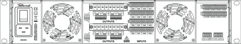 Powersoft Ottocanali 8K4 DSP +D