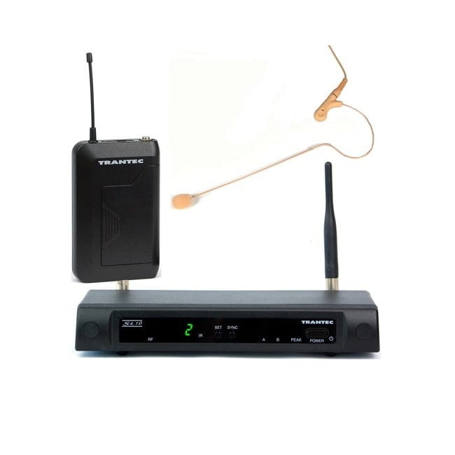 Trantec S4.10 Earworn Presenter's Radio System (SJEM77-P)