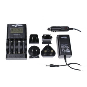 Ansmann Powerline 4 Pro Traveller (including 4 x AA Max e Pro Batteries)