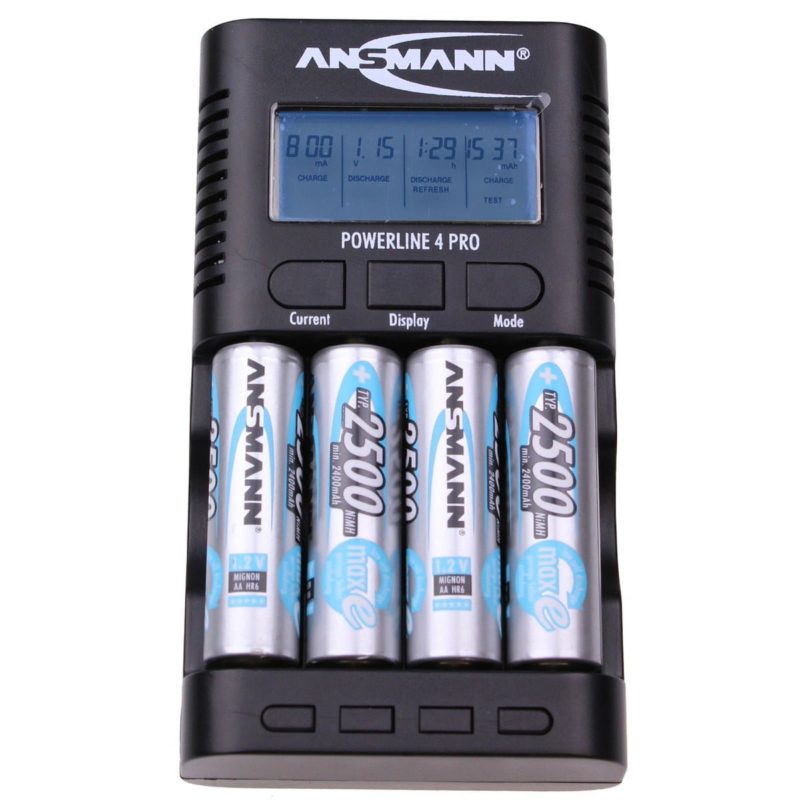 Ansmann Powerline 4 Light (including 4 x AA Max E batteries)