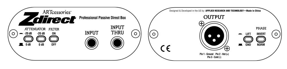 ART Z-Direct Passive DI box