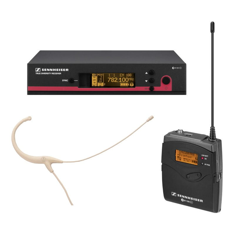 Sennheiser ew100 G3 & Audio Technica BP892cLM3