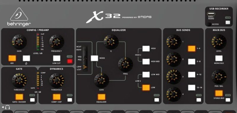 Behringer X32 Producer - Digital Mixer with MIDAS Preamps