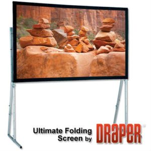 Draper Ultimate Folding Screen FRONT Projection - 90'' Diag