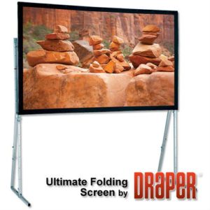 Draper Ultimate Folding Screen FRONT Projection - 10' Diag