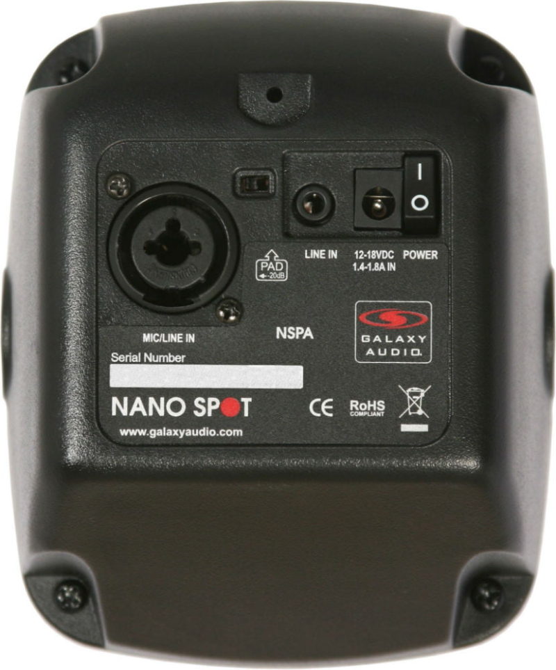 Galaxy Audio Powered Nano Spot (NSPA) - Image 4