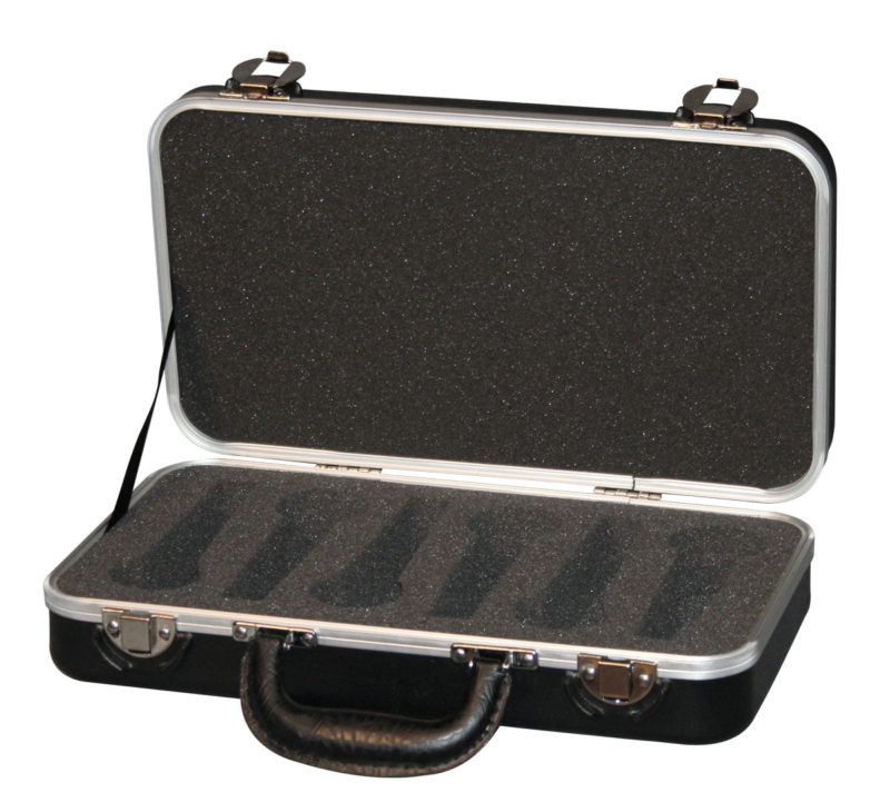Gator GM-6 PE Plastic Mic case - 6 wired mics - Image 4