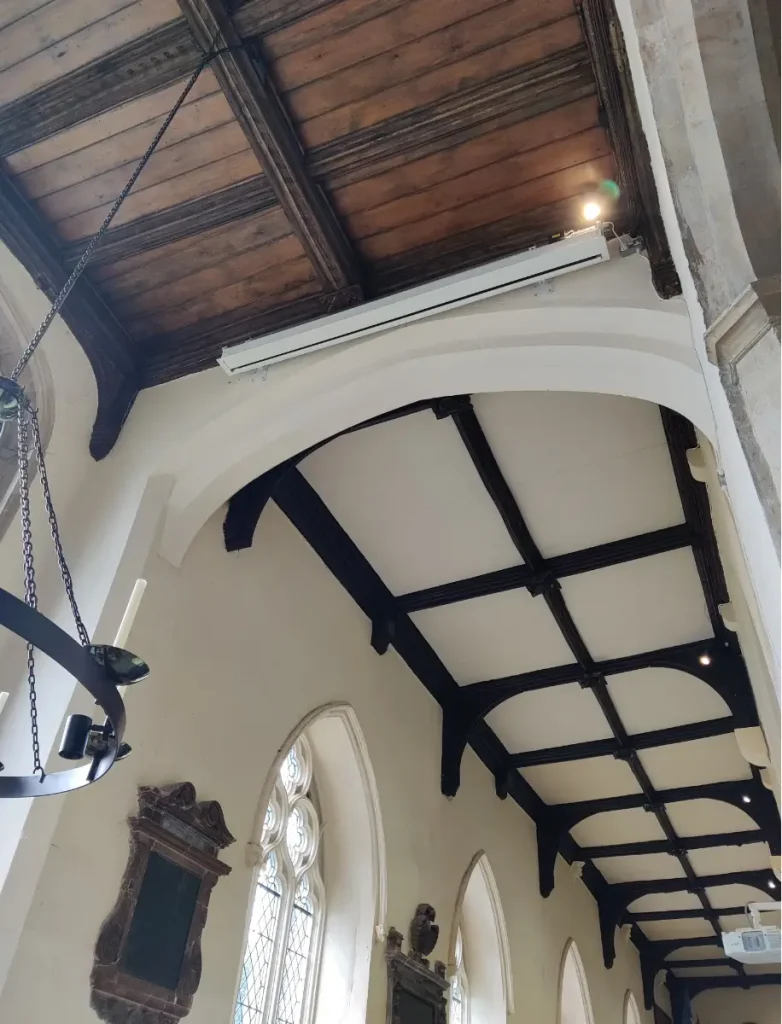 St Margaret's Church, Ipswich. Winch System