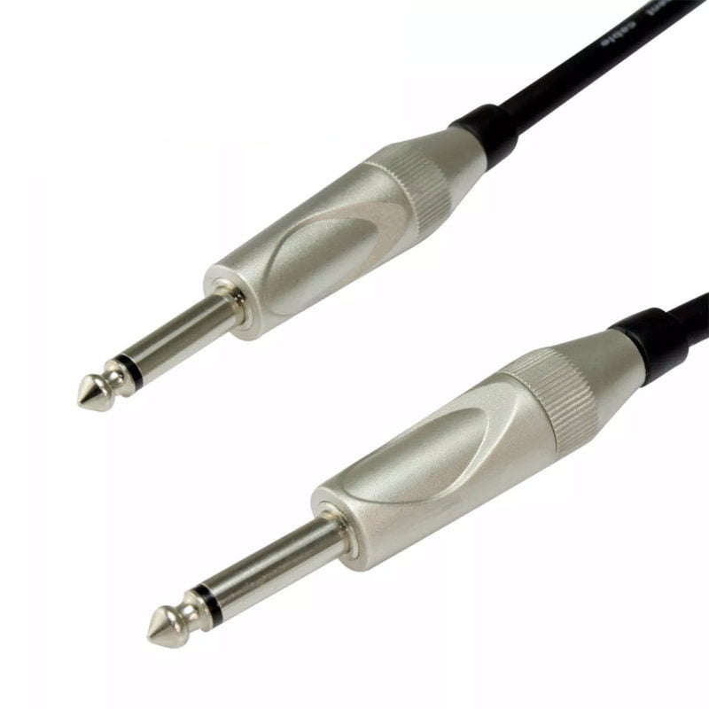 10m Jack - Jack 1/4" (6.3mm) Guitar Cable / Mono Line