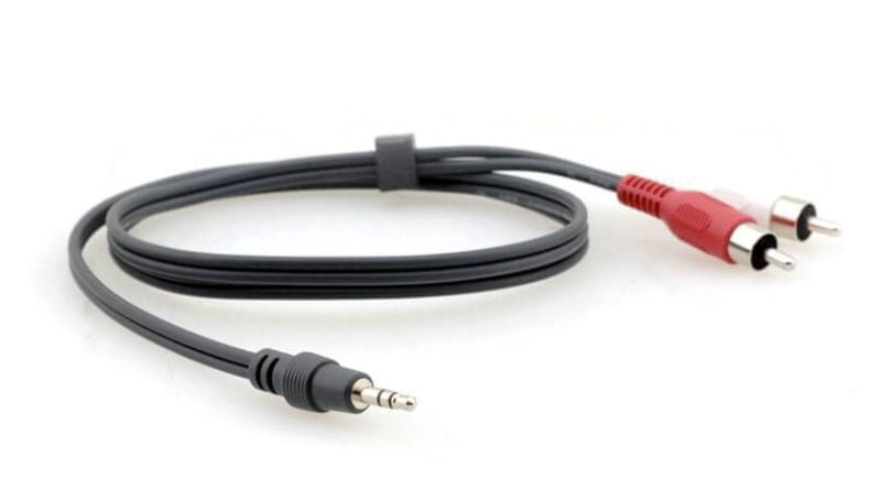 Stereo Mini-jack (3.5mm) to Twin Phono (RCA) Cable
