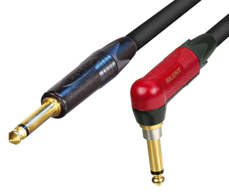 Neutrik Silent Guitar Cable Angled