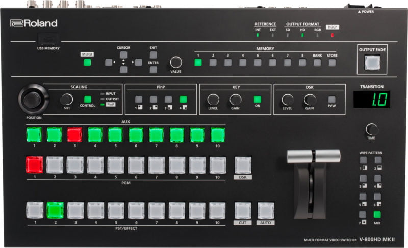 Roland V-800HD MK2 top