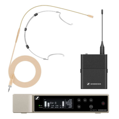 Sennheiser EW-D Digital Wireless System with HSP Essential Omni Headset Mic