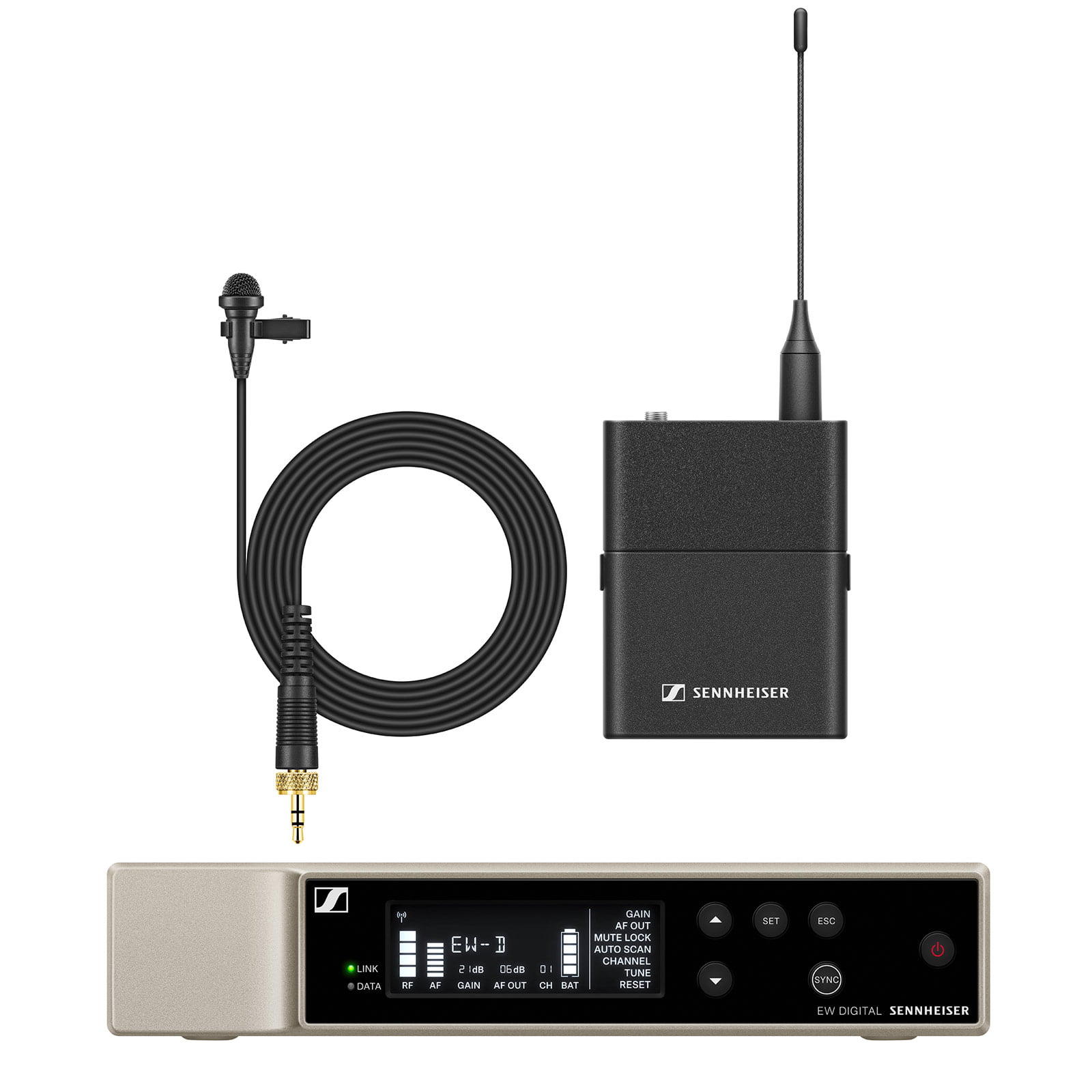 Sennheiser EW-D ME4 SET Digital Wireless Lavalier Microphone System - Sound  Productions