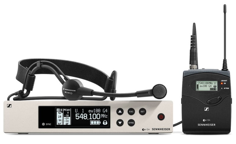Sennheiser ew100 G3 & Audio Technica BP892cLM3