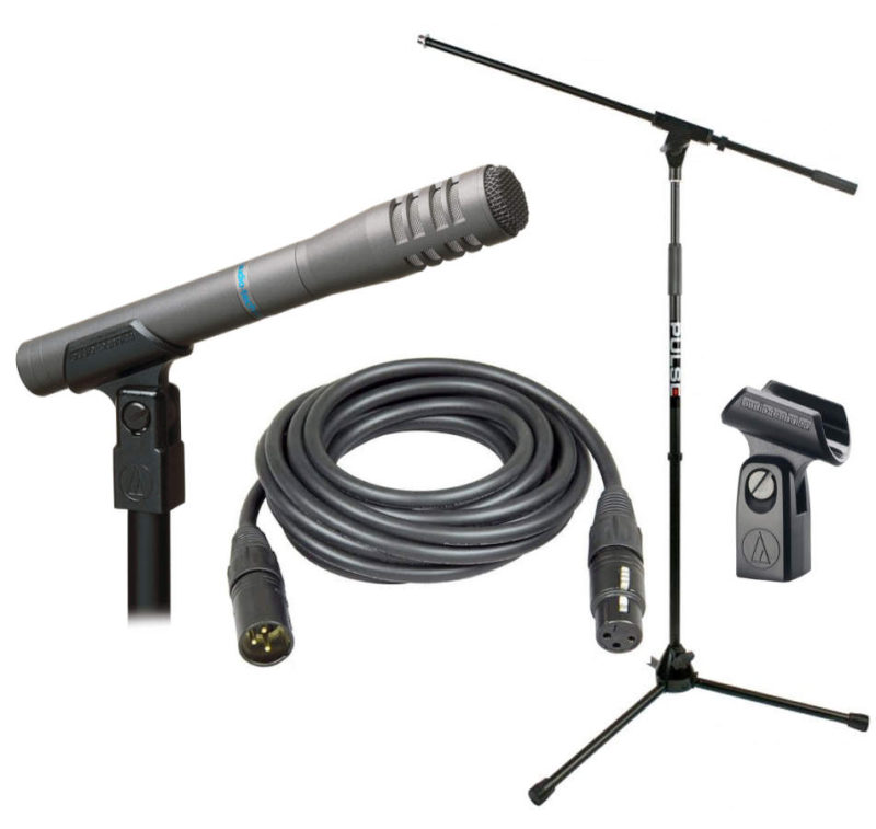 Audio Technica AT8033 Mic, Stand & 6m XLR Cable Package