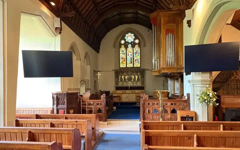 St Peter’s Church, Woodmansterne Discreet AV Upgrade